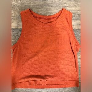 Lululemon burnt orange tank top
